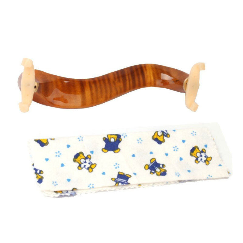 niceEshop New Deluxe Maple Wood Violin Shoulder Rest 3/4 4/4 Size,Golden Malaysia