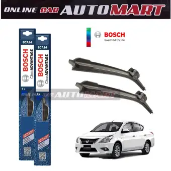 Nissan Almera Bosch Clear Advantage Wiper Blade Compatible Only With U Hook Type 14 Inch 21 Inch Lazada