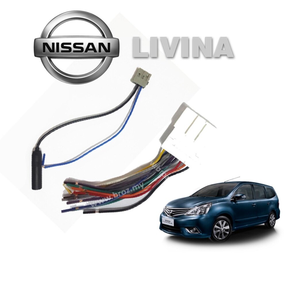 Nissan Livina OEM Plug and Play Socket Cable Player Socket + Antenna