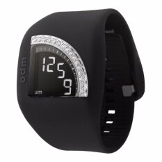 o.d.m Award design QUADTIME unique design 1/4 circle on the watch by DD128C with crystal digital ladies watch Malaysia