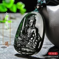 Opening Taishan Jade natal Buddha pendant men and women jade
necklace fugen void Tibetan Buddha big day, if the gift