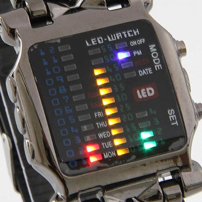 Oscar Store Binary Digital Watch Fashion Casual Sport Wrist Watches Men Black Malaysia