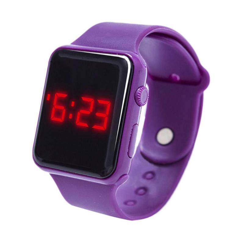 Oscar Store Electronic LED Silicone Watch Bracelet Touch Screen For Children Kids Boys Girls Malaysia