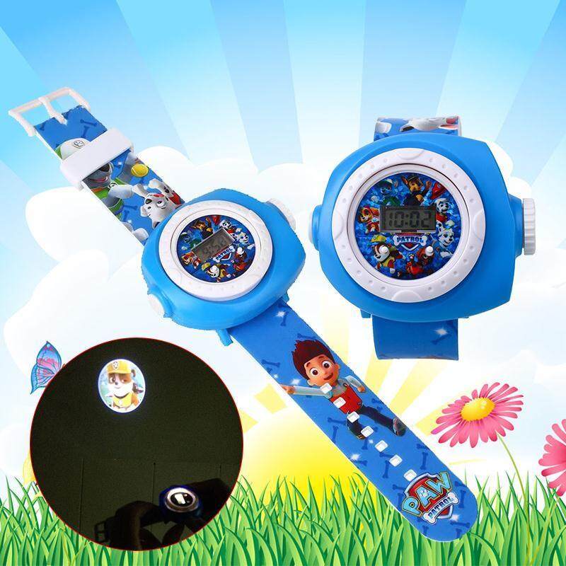 Oscar Store TV Character PAW PATROL Kids Figures Led Projection Cartoon Watch Malaysia