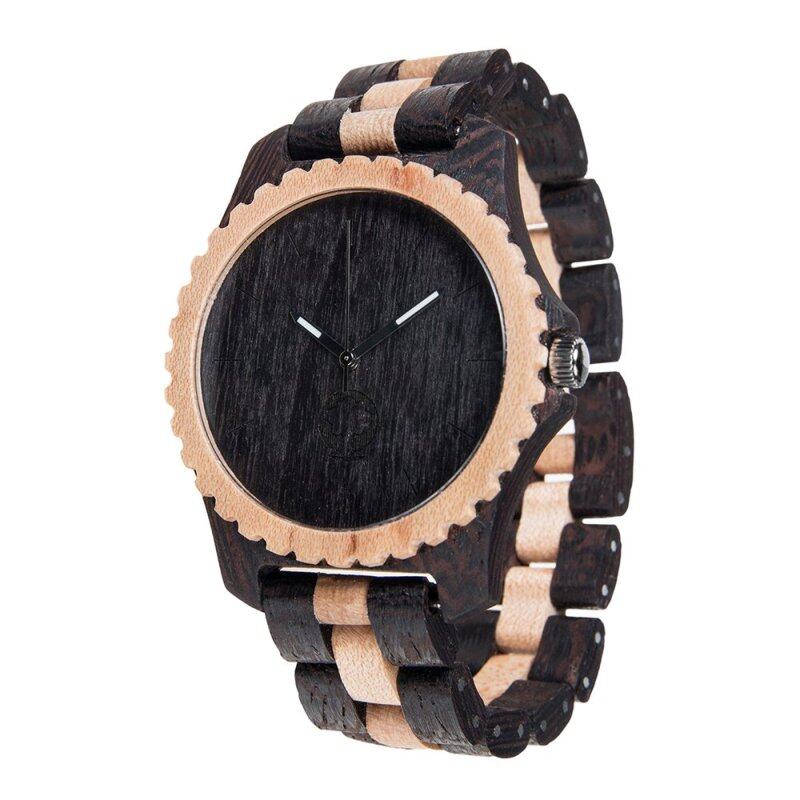 Plantwear Men Woman Urban Series Black White Edition Wood Timber Wrist Watch Malaysia