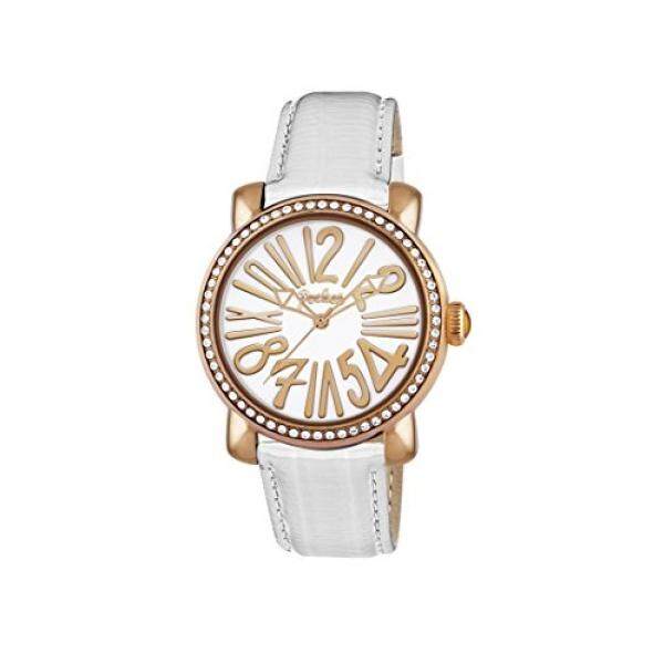 Saku Damen-Armbanduhr Rond Kristal Medio Analog Quarz Leder PK2020-Intl