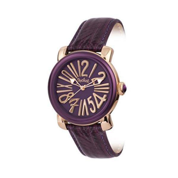 Saku Rond Medio Damen-Jam Tangan Analog Quarz Leder PK2000-Internasional
