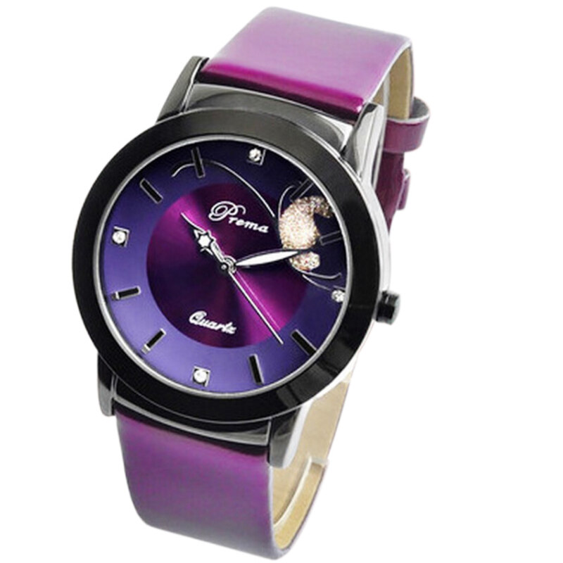 PREMA Premium Butterfly Fashion Watch- Purple Malaysia
