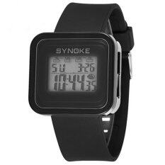 Promotional Brand Synoke Children Jelly Led Watch Boys Girls Fashion Sports Led Digital Watch 66156(Black) Malaysia
