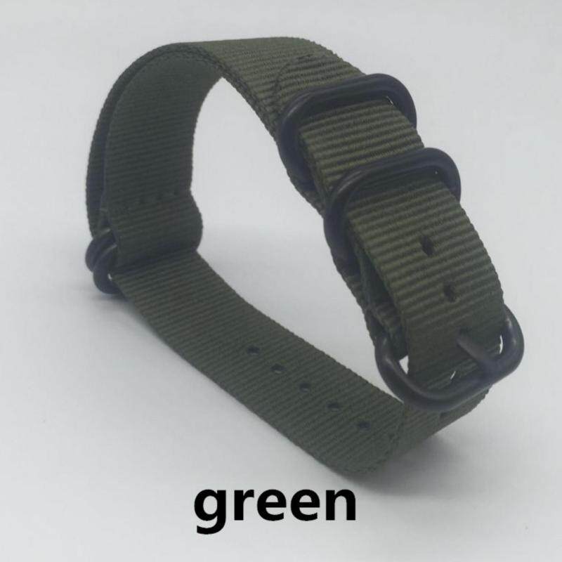 Quality 22mm Nylon Watch Band Strap Zulu NATO Strap 3.0 Buckle for Sport Wristwatch - GREEN Malaysia