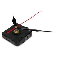 QUARTZ Jam Dinding Mekanisme Gerakan Hitam + Merah Bekas Perbaikan Bagian Kit DIY