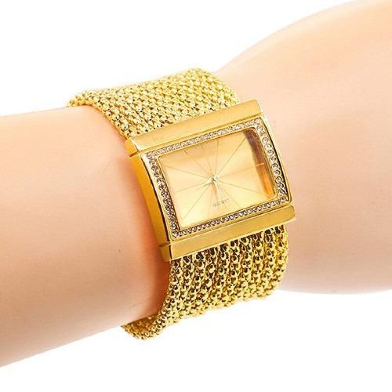 Sanwood@Women Multi-layer Beads Analog Quartz Alloy Band Bracelet Wrist Watch Malaysia