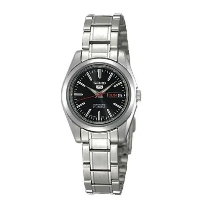 seiko 5 automatic 21 jewels black