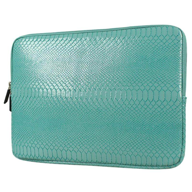 SHENG BEI ER Snake Skin Leather Sleeve Case 12 inch Laptop Bag,For MacBook Notebook Case Air Pro(Green) - intl