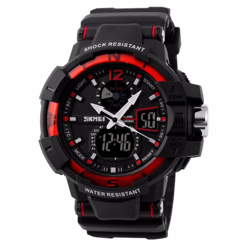 SKMEI 1040 Men Man Outdoor Sports Digial Watch(Red) Malaysia