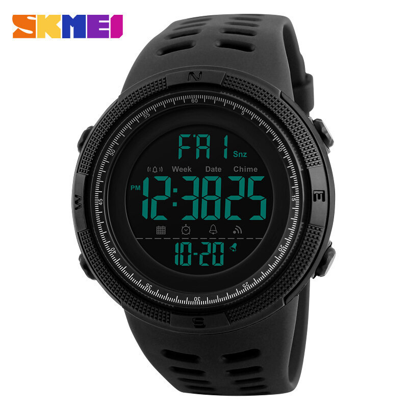 SKMEI 1251 Men Trendy Electronic Watch Outdoor Sports Waterproof Watch Malaysia