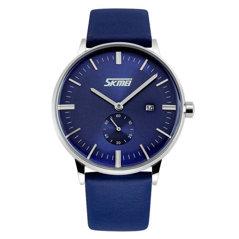 SKMEI 9083 Watches Men Luxury Brand Skmei Genuine Leather Strap Wristwatches Men Casual Watch Malaysia