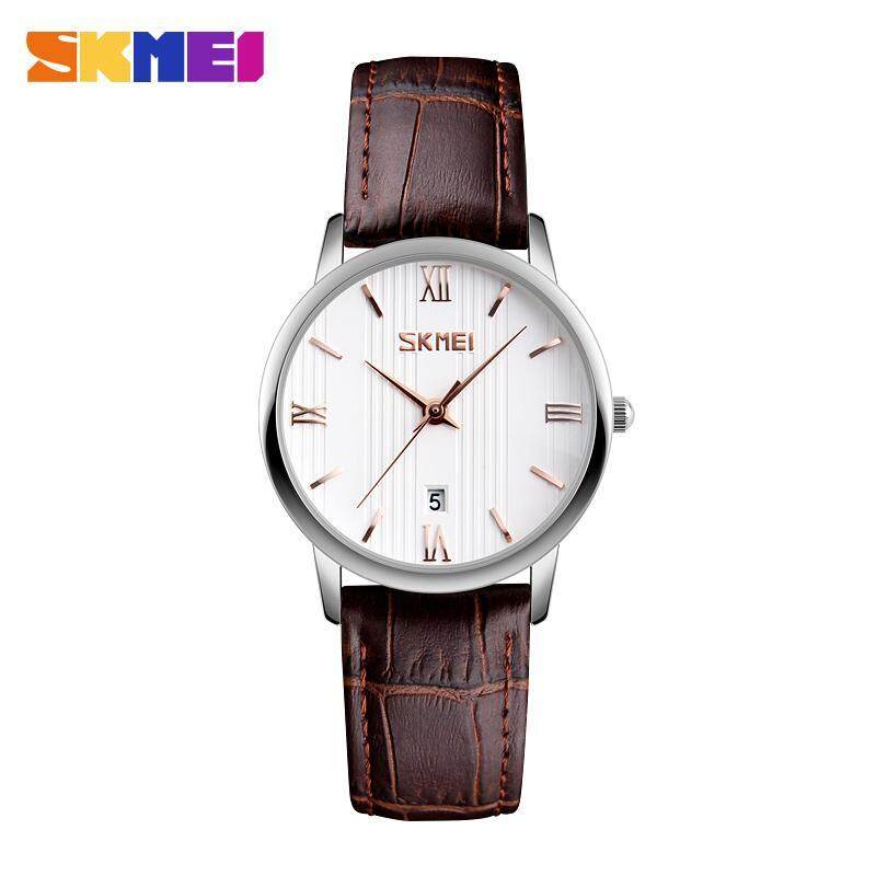 SKMEI 9130 Couple Models Watch The Trend of Waterproof Belt Quartz Watch Female Plus Color - Lily Malaysia