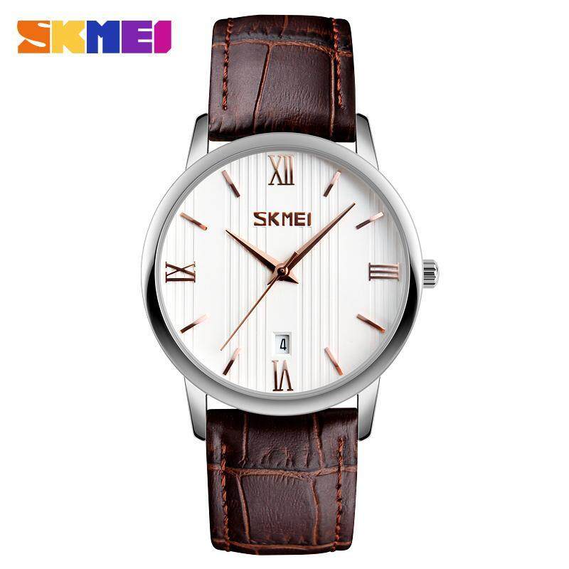 SKMEI 9130 Couple Models Watch The Trend of Waterproof Belt Quartz Watch Male Plus Color - Lily Malaysia