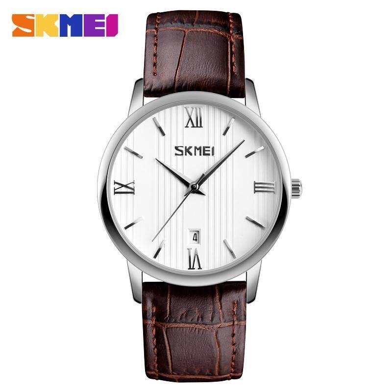 SKMEI 9130 Couple Models Watch The Trend of Waterproof Belt Quartz Watch Male Plus Color - Silver Needles Malaysia