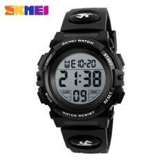 SKMEI Brand watch Children Sports Digital Wristwatches LED Shock Resistant 50M Waterproof Alarm For Students Military Watch PU 1266 Malaysia