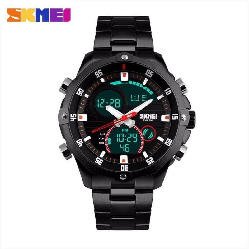GTE SKMEI New 1146 s calendar strip watch Men - 2 Colors Available - Black - Fulfilled by GTE SHOP Malaysia