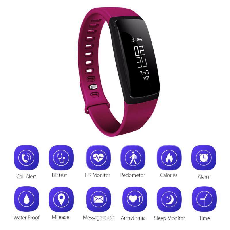 Smart Sports Band Watch Blood Pressure Heart Rate Waterproof Wristband AC809 Malaysia