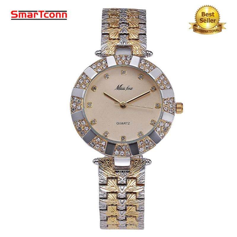 SmarTconn Women Watch Luxury Brand Fashion Casual Ladies Diamonds Gold Watch Quartz Simple Clock Malaysia