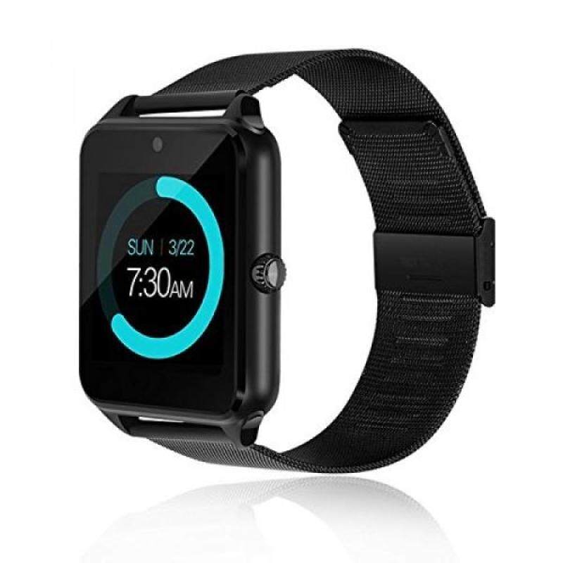 Smartwatches AHSSZ HV09 Bluetooth Smart Watch Phone with Camera for Smart phones Call Sync and Handfree Support Android 4.2 or above and iPhone5s/6/6s/7/7s(black) Malaysia