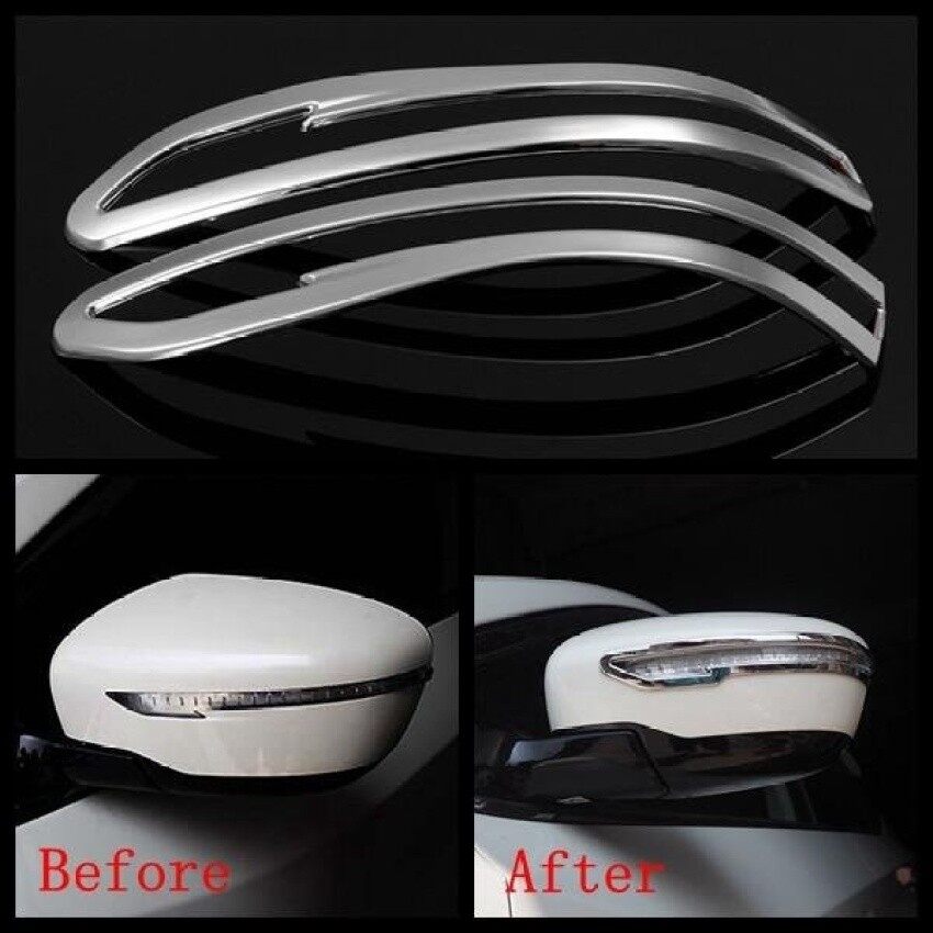 Dong Sdunia Kaca Spion Samping Trim Strip untuk Nissanx-Trail Rogue 2014