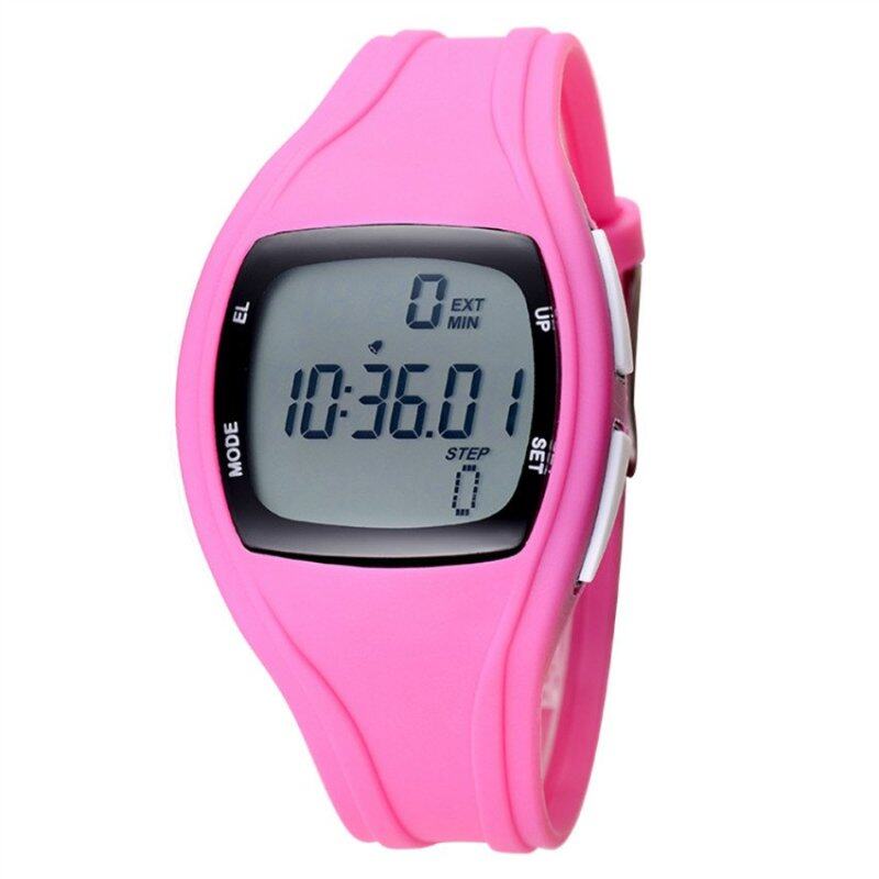 TTLIFE The Best Quality TTLIFE Childrens Primary School Students Colorful Sports Digital Pedometer Waterproof Luminous Watch(pink) Malaysia