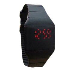The Jelly Ultra-Thin LED Silicone Sport Wrist Watch Black Malaysia