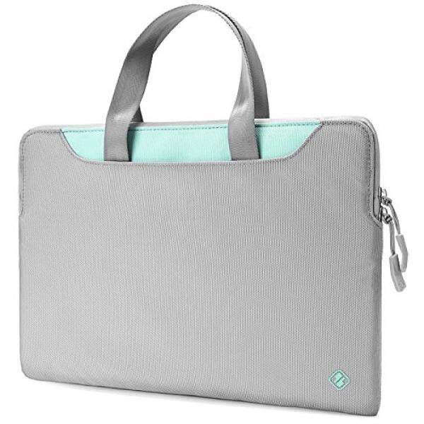 Tomtoc Slim Laptop and Tablet Sleeve Handbag Laptop Tote Bag for 13 - 13.3 Inch MacBook Air MacBook Pro Retina Surface Laptop 2017 Acer HP Dell ASUS Chromebook 13 Women Men, Gray - intl
