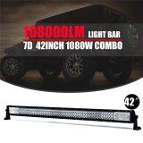 TRI-ROW 42''INCH 1080 W 108000LM LED Bar Offroad Xe Tải VĂN Phù Hợp Với Xe Jeep