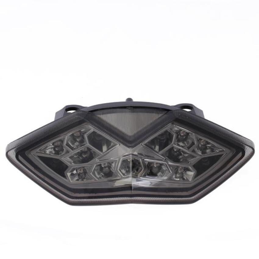 Huade Lampu Belakang LED Sepeda Motor Ekor Sinyal Rem Belok Lampu untuk Kawasaki Z 1000 2010-2013-Intl