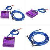 Purple Universal Fuel Saver Voltage Stabilizer Regulator Kit W// 3 Earth Ground Cables for Car Truck
