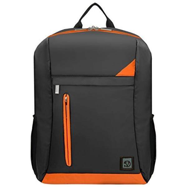 Vangoddy Uniseks Ransel untuk MacBook Acer Dell Ponsel Lenovo ASUS Samsung Toshiba Alienware MSI ThinkPad13.3-15.6 Inch Laptop chromebook Ultrabook Vertical Oranye-Internasional