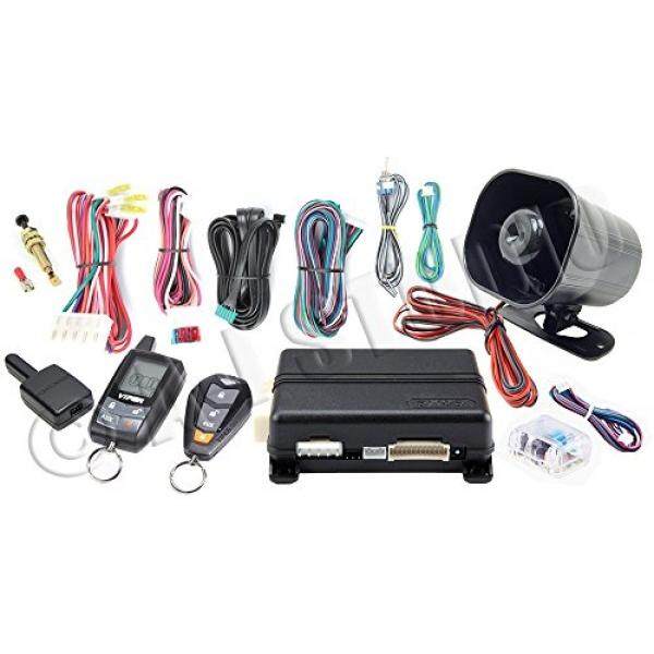 Viper 5305 V 2 Cara LCD Vehicle Mobil Alarm Tanpa Kunci Masuk Remorte Mulai Sistem-Internasional
