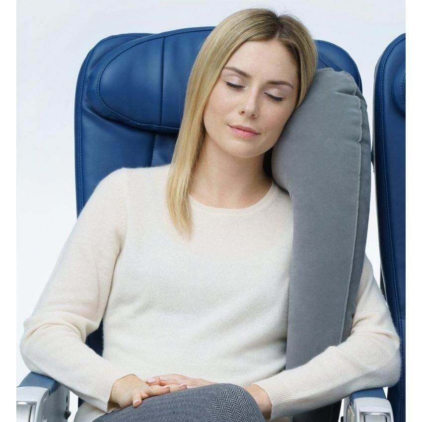 Cestlafit Ultimate Bantal Perjalanan/Bantal Leher Ergonomis Dipatenkan & Adjustable untuk Pesawat Terbang, Mobil, Bus, Kereta Api, kantor Tidur Siang, Camping, Kursi Roda (Gulungan Kecil)-Intl