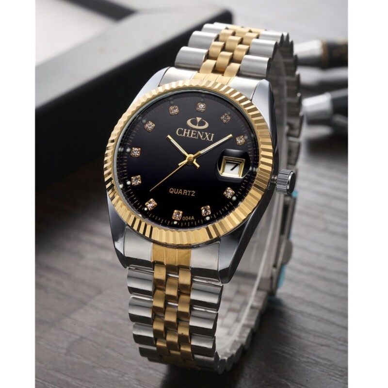 Watch couple Watch CHENXI brand male watch waterproof men and women Quartz Watch 004A between gold Malaysia