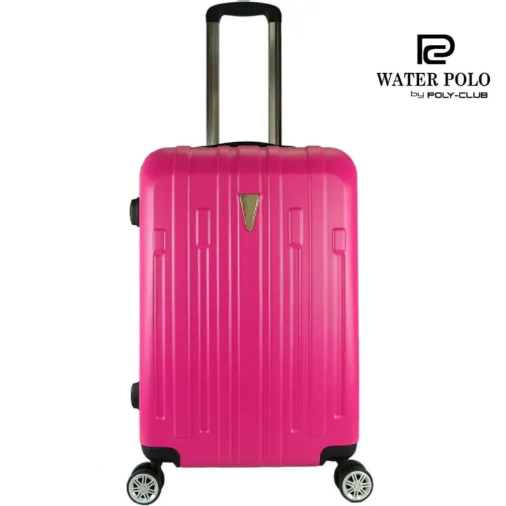 pink hard case suitcase