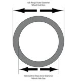 Efficient Commerce 4x Black Hub Centric Rings – 67.1mm Hub To 73.1mm Wheel