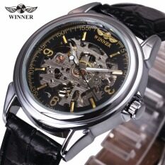 NGƯỜI CHIẾN THẮNG NGƯỜI CHIẾN THẮNG 140 2017 Kinh Doanh Nam Đồng Hồ Cơ Tự Động Dây Da Đồng Hồ Vàng Tiếng Ả Rập Số Mặt Hàng Đầu Thương Hiệu Thiết Kế Nam quà tặng-intl