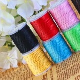 10Pcs Craft DIY Necklace 10M 1MM Waxed Cotton Cords Bracelet Making Strings