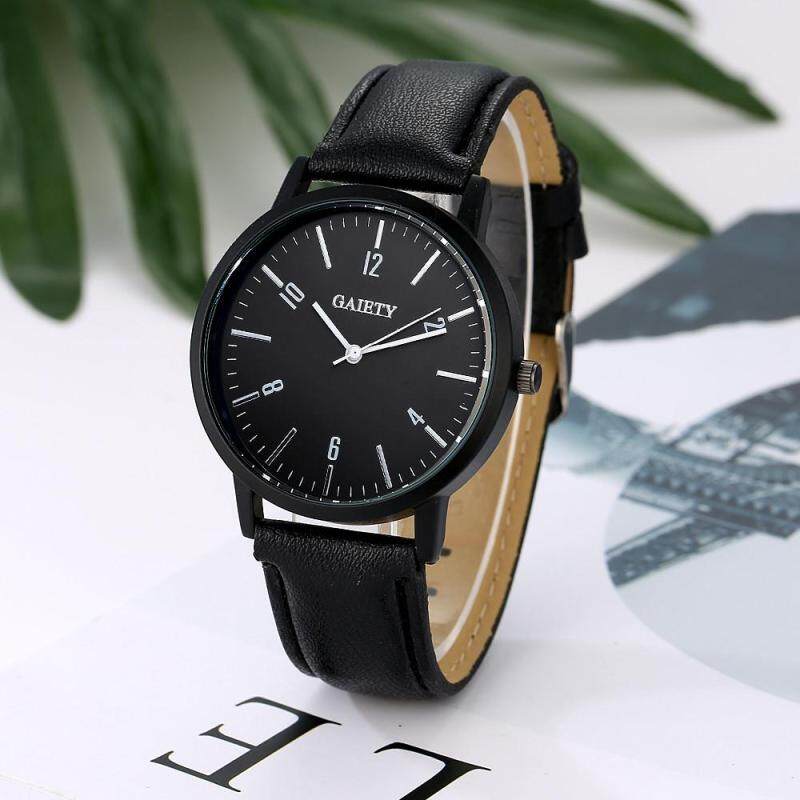 Women Fashion Leather Band Analog Quartz Round Wrist Watch Watches A Malaysia