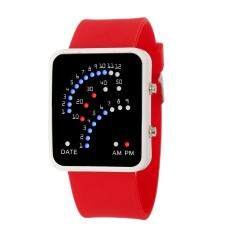 Women Mens Futuristic Style Multicolor LED Sport Wrist Watch Malaysia
