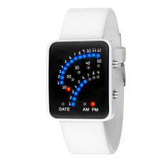 Women Mens Futuristic Style Multicolor LED Sport Wrist Watch WH Malaysia