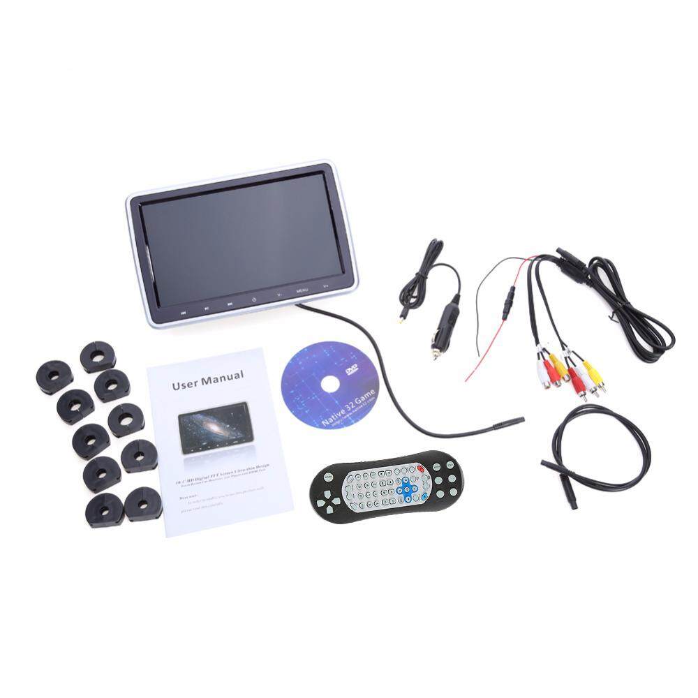 XD-1101 Car Headrest DVD 10.1in Car Audio Player with Gaming System Digital LCD