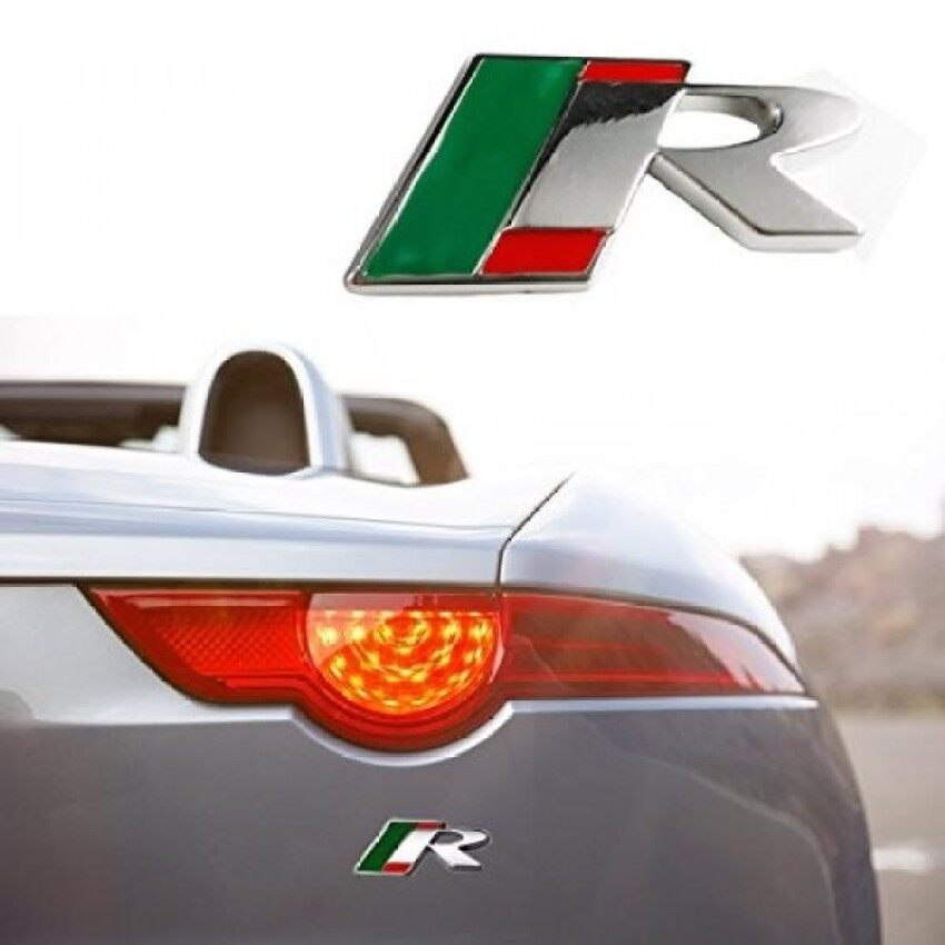 Xotic Tech 1x R Lencana Emblem Logam Stiker Rekat untuk Jaguar Bodyrear Bagasi XF XE XKR XJR