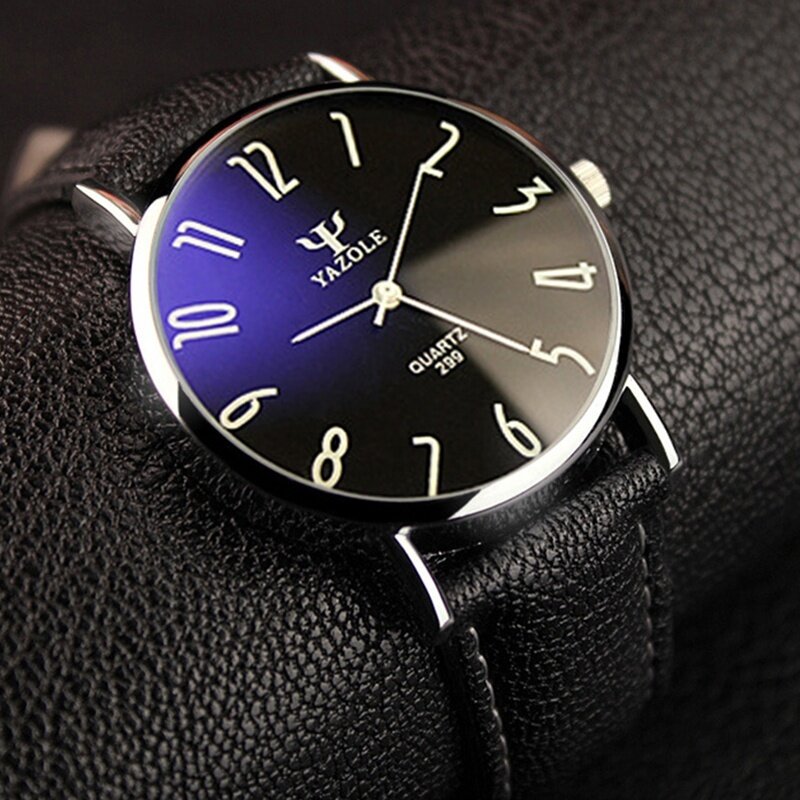 YAZOLE 299 Wrist Watch Men 2016 Top Brand Luxury Famous Male Clock Quartz Watch Golden Wristwatch Quartz-watch Black Black Malaysia